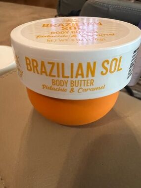 Brazilian Sol Pistachio & Caramel Body Butter - Orange
